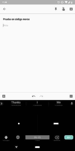 Cómo escribir en código Morse con Gboard para Android