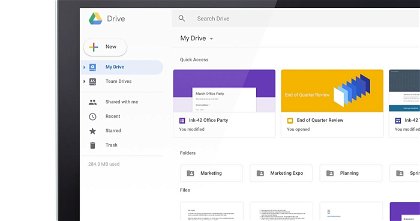Google Drive acompaña a Gmail y renueva su diseño por completo
