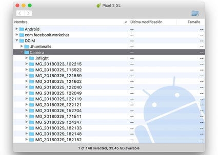 Transferir datos en el nuevo Android a Mac