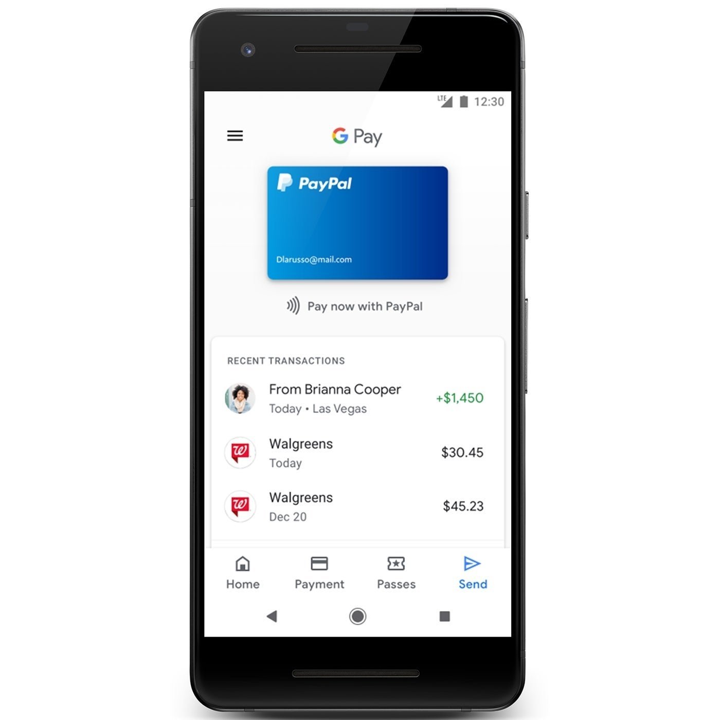 PayPal comienza a integrarse en Google Pay