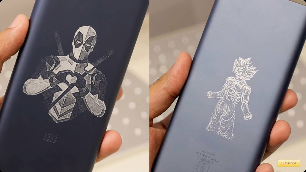 Ya puedes personalizar tu Xiaomi metálico grabando texto o imágenes con tecnología láser