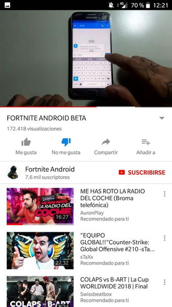 Así es como pueden llegar a cobrarte 36,25€ al mes por instalar un apk falsa de Fortnite