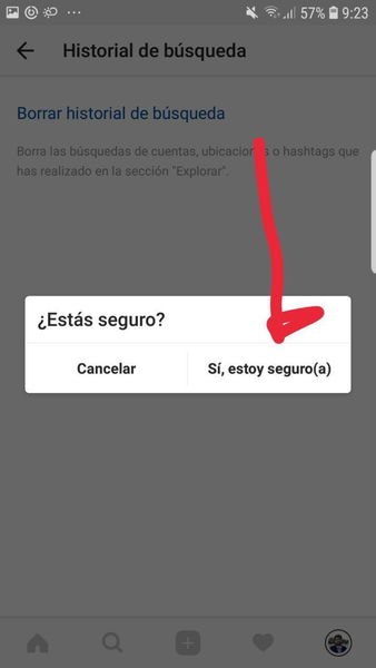 Cómo borrar tu historial de búsqueda de Instagram