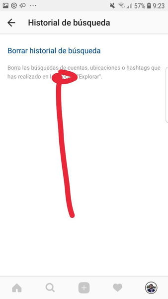 Cómo borrar tu historial de búsqueda de Instagram