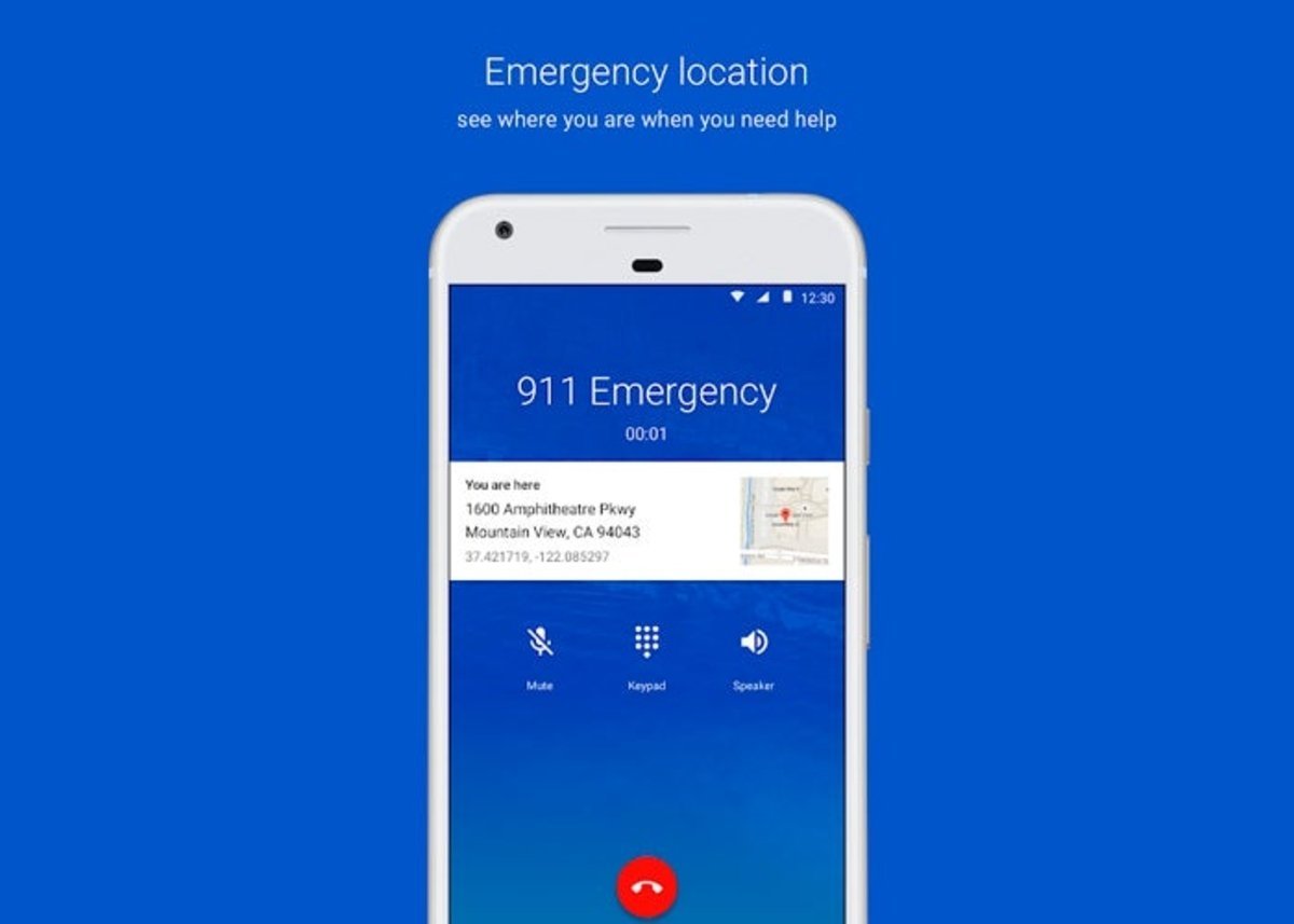 Geolocalización al llamar al 911, la razón para usar la app de teléfono de Google
