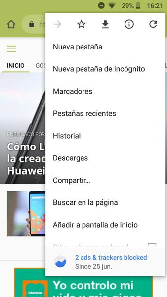 Kiwi: una de las mejores alternativas a Google Chrome para Android