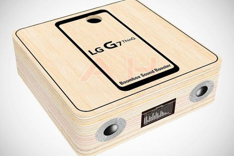 Una caja de madera: el accesorio del LG G7 ThinQ que nadie se espera