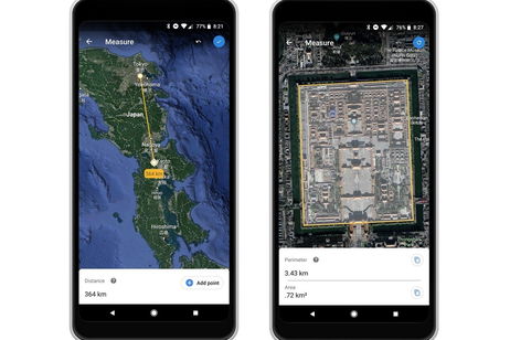 Así puedes medir distancias y áreas fácilmente con Google Earth en Android Así puedes medir distancias y áreas fácilmente con Google Earth en Android