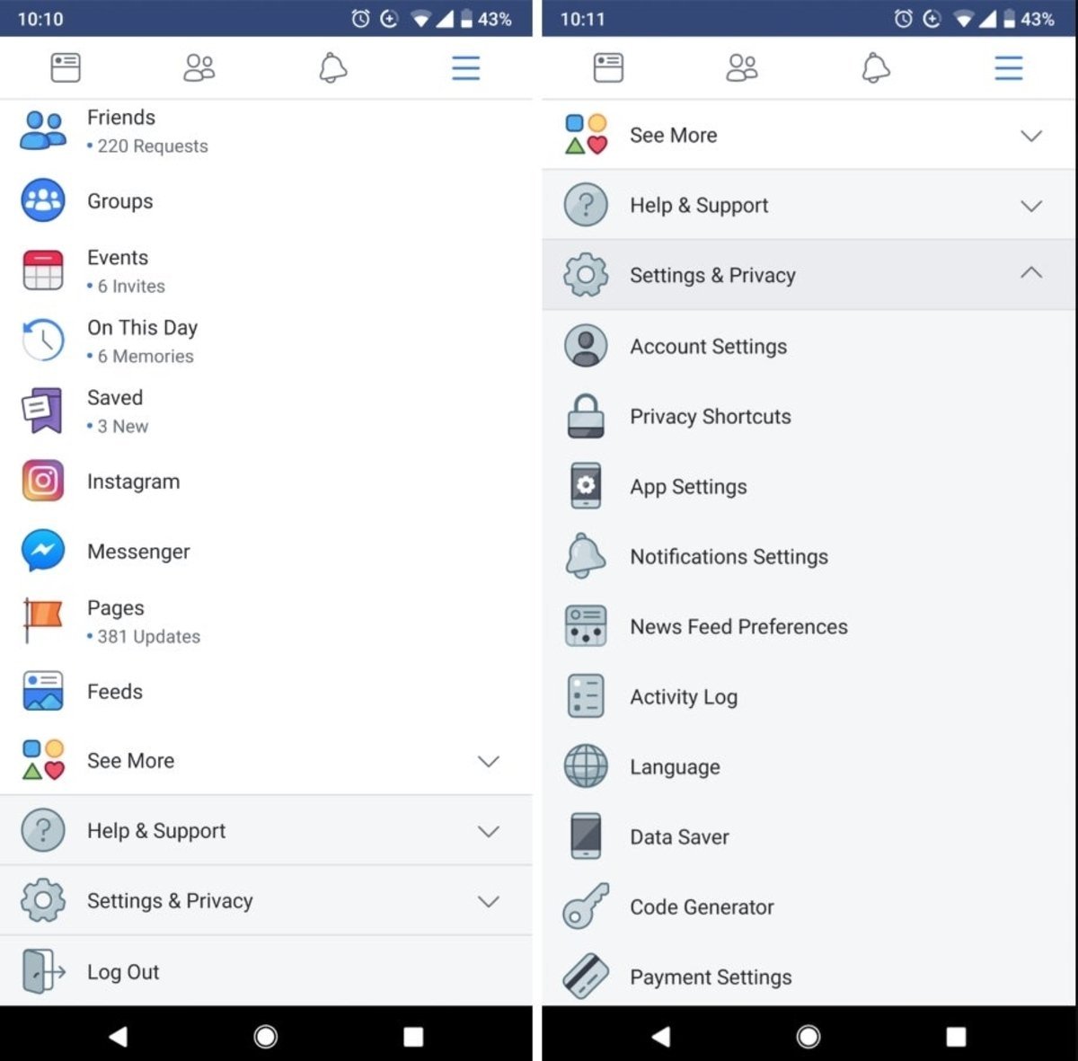 Facebook para Android recibe cambios de diseño: estas son las novedades