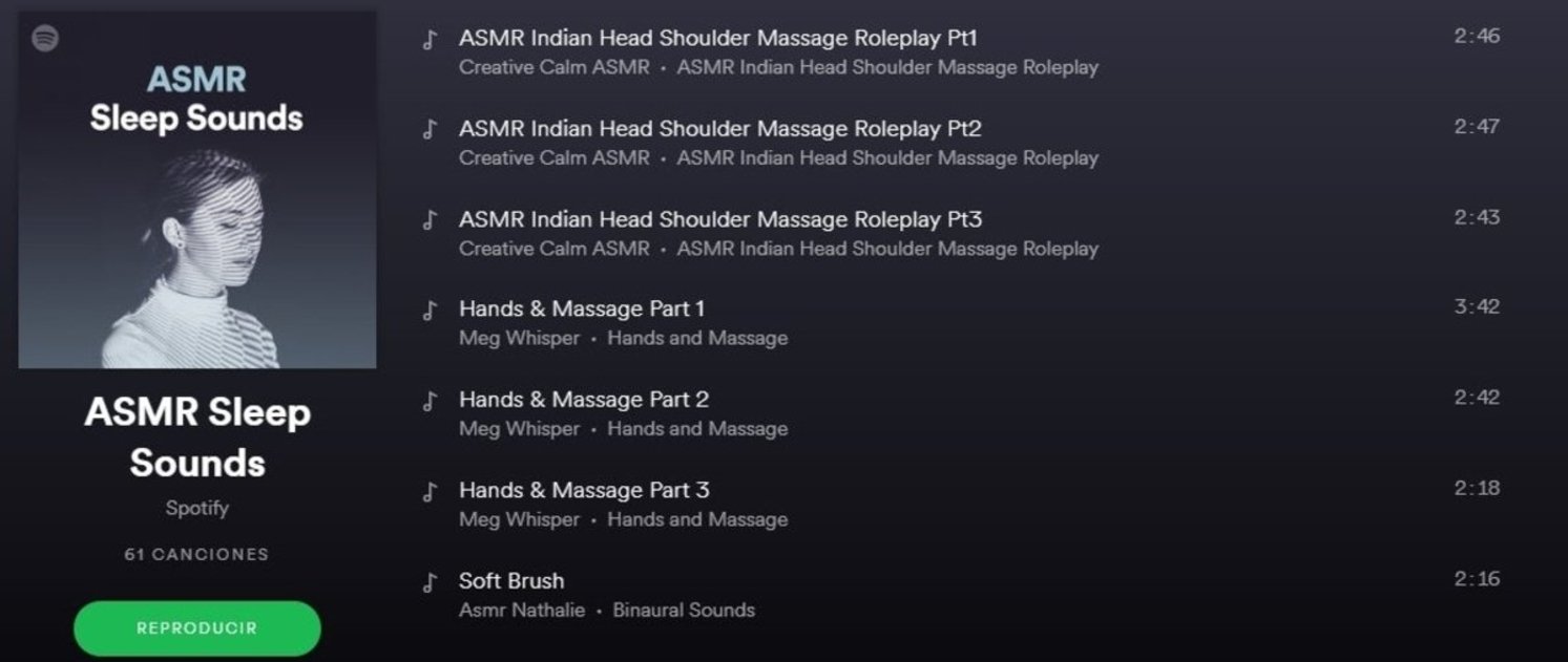Spotify ASMR, la playlist que te ayudará a dormir mejor con tu Android