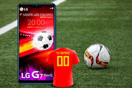 Compra tu LG G7 en Vodafone y llévate gratis una camiseta oficial personalizada