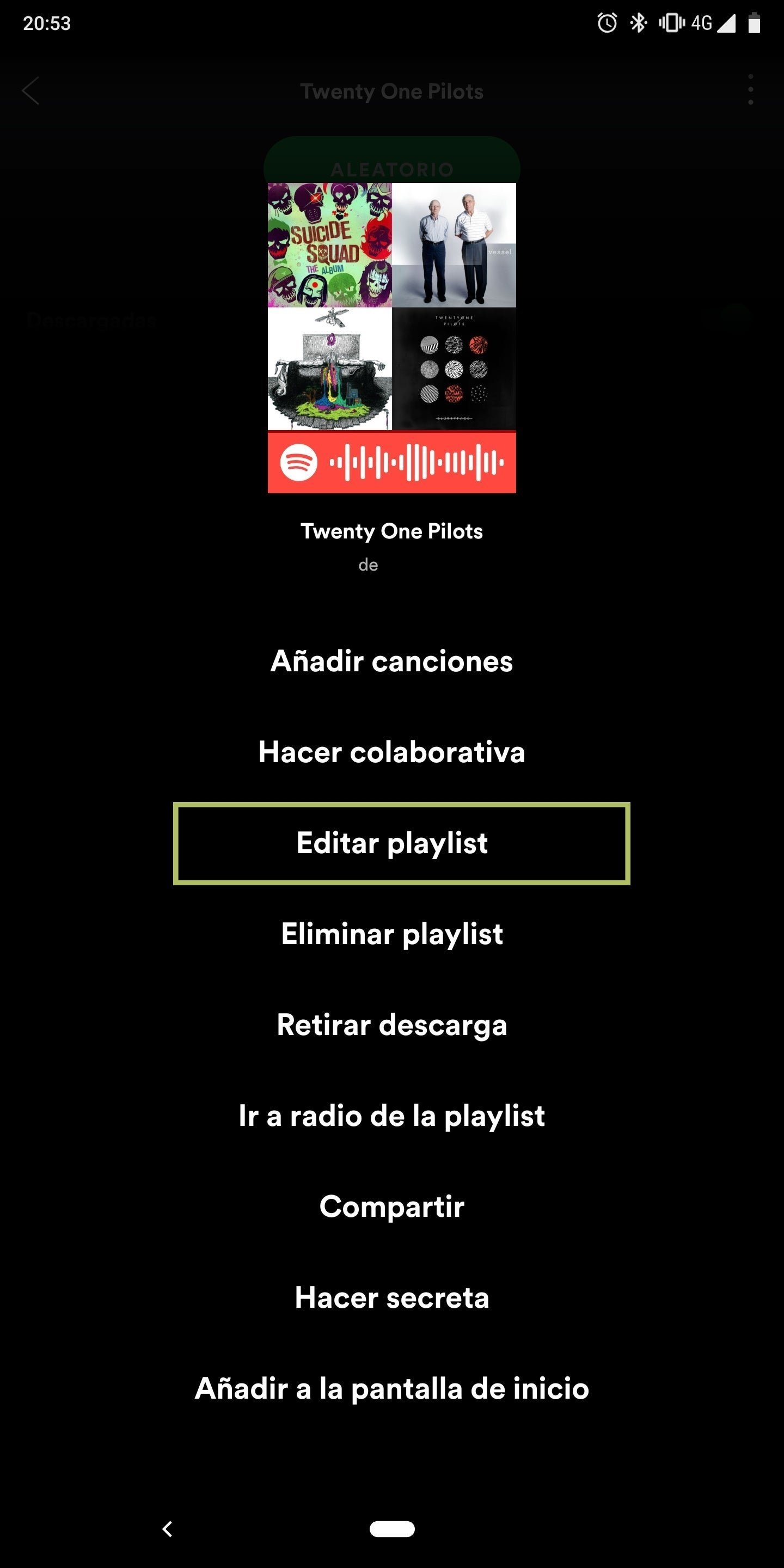 Cómo ordenar las canciones de tus playlists en Spotify para Android