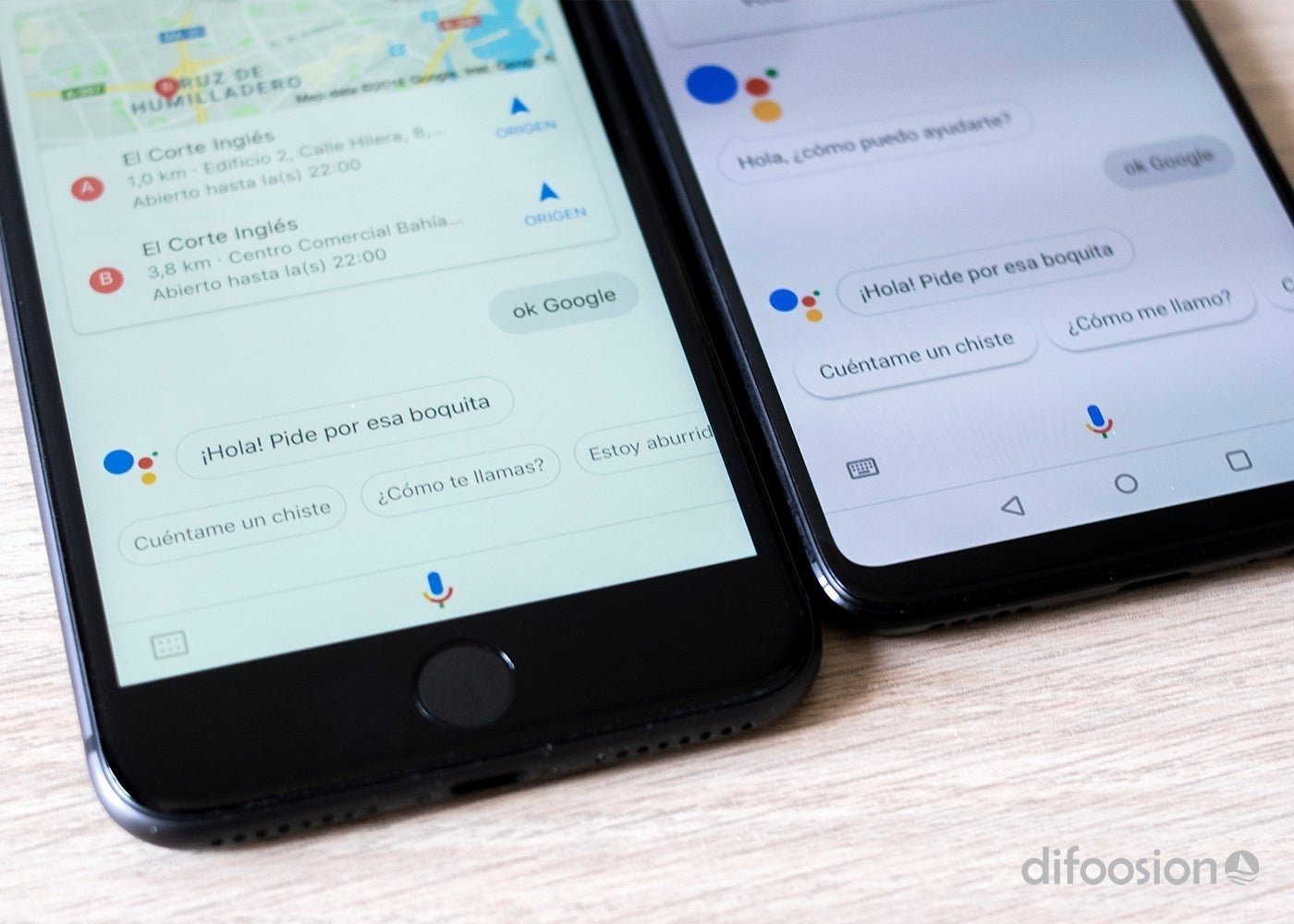Google Assistant en Android y en iOS