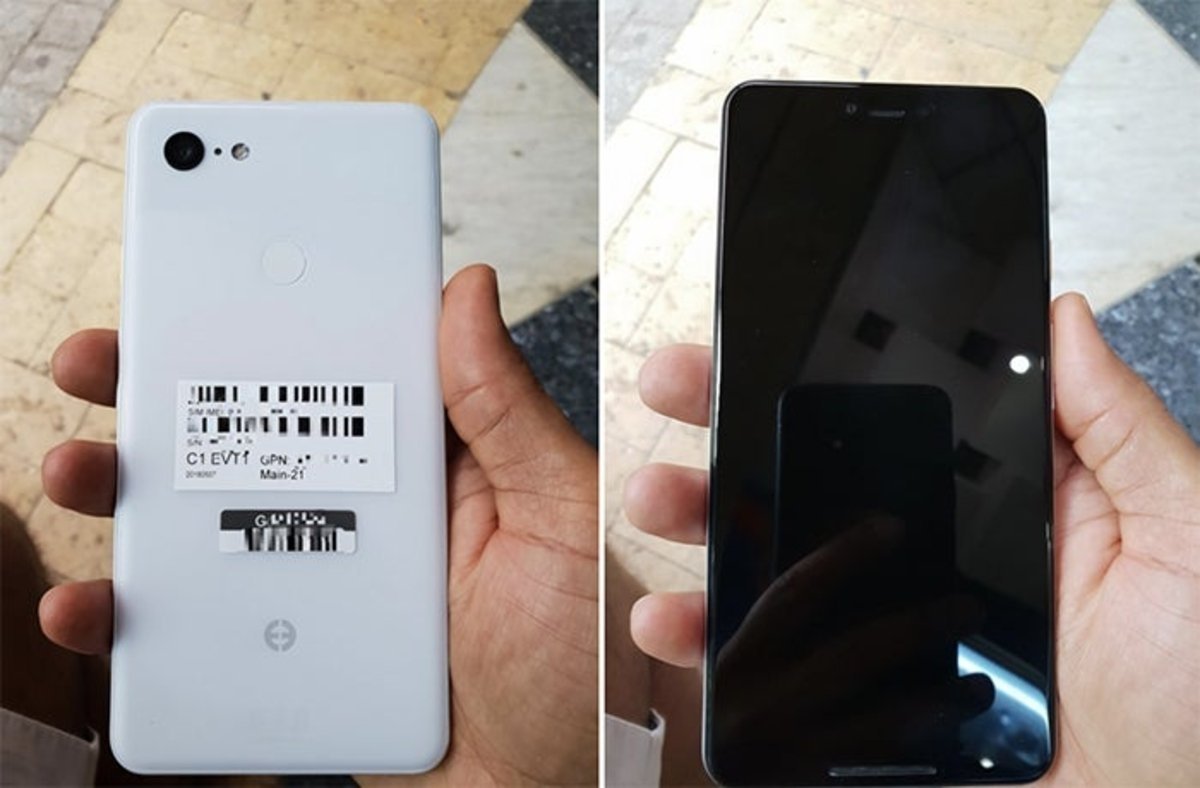 Google Pixel 3 XL: su diseño se confirma en imágenes reales