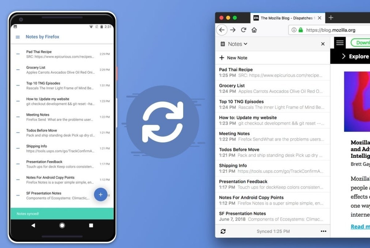 La app de notas para Android más segura es de Firefox, y ya se puede descargar