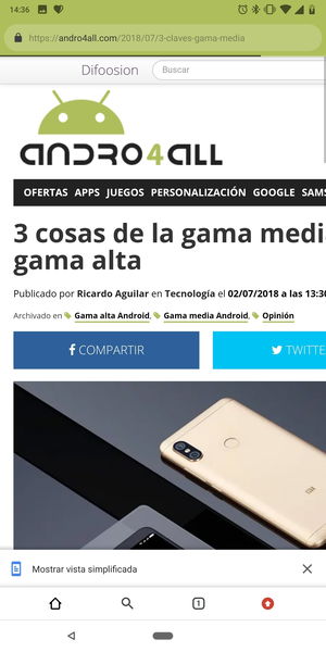 Chrome para Android vuelve a renovar su diseño: prueba las últimas novedades