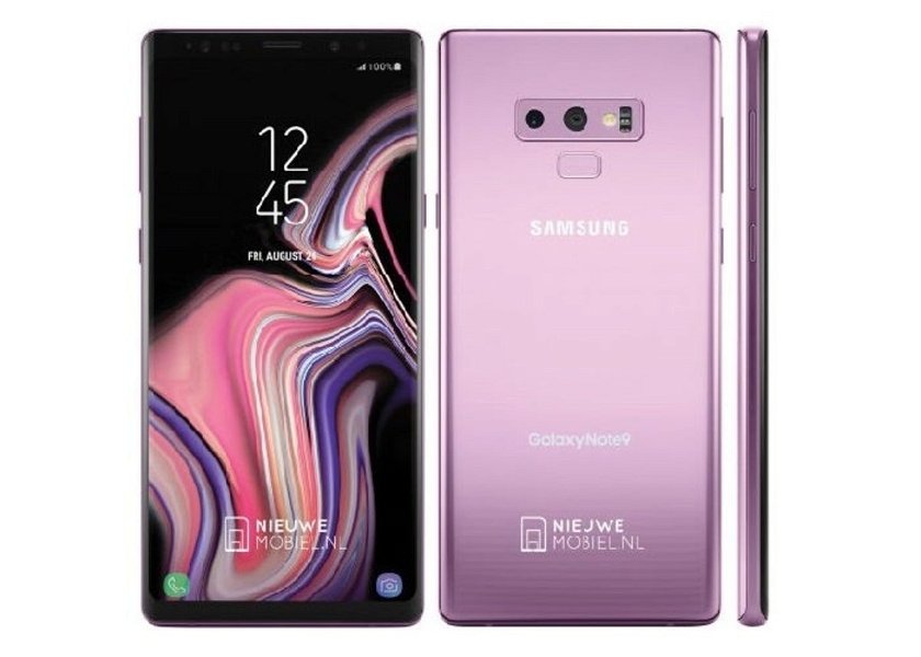 ¡Así será el Samsung Galaxy Note 9 en color rosa y azul!