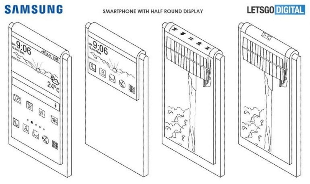 Samsung acaba de patentar una pantalla flexible y plegable (sí, todo a la vez)