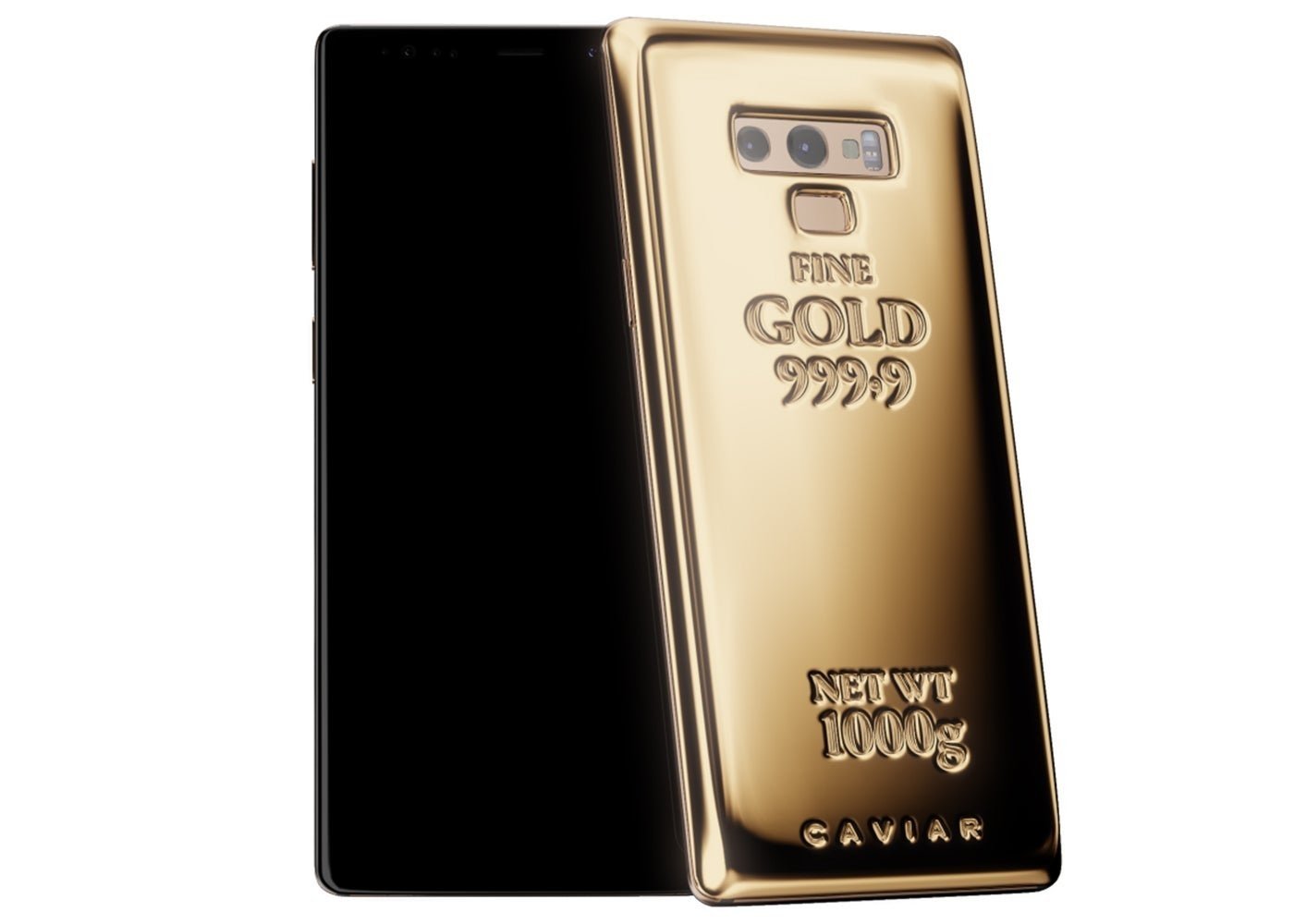 El Samsung Galaxy Note 9 más caro cuesta 50.000 euros y lleva 1 kg de oro a la espalda