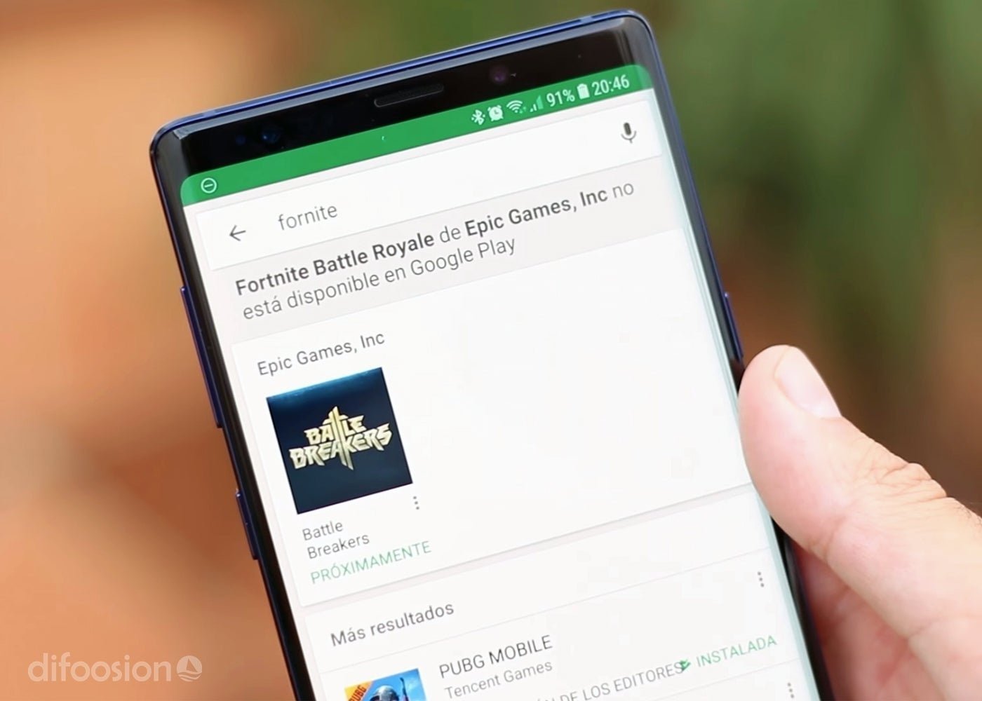 Fortnite para Android, no disponible en Google Play