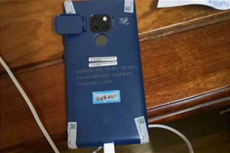 El Huawei Mate 20 posa para la cámara en una imagen real y confirma su curioso diseño