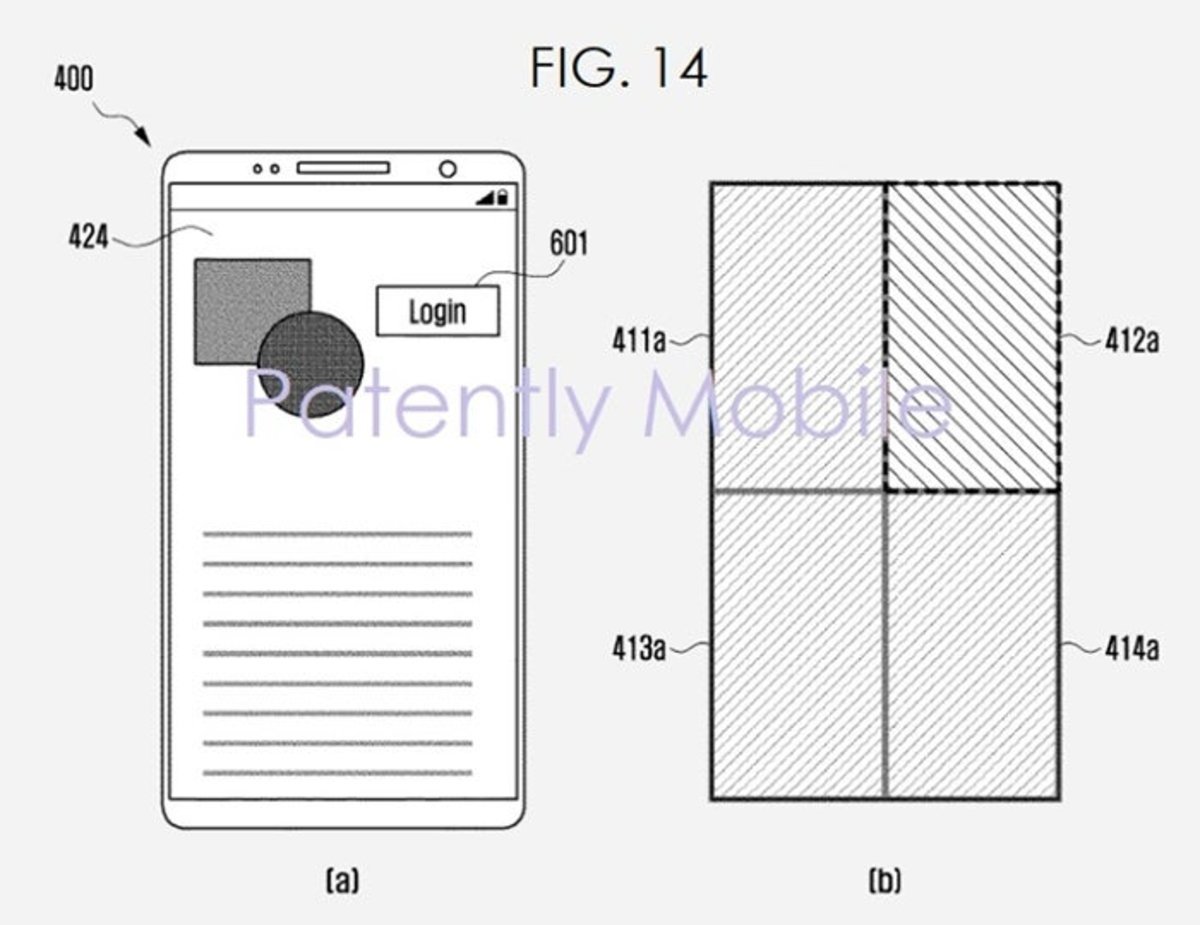 Samsung patenta un lector de huellas que ocupa toda la pantalla