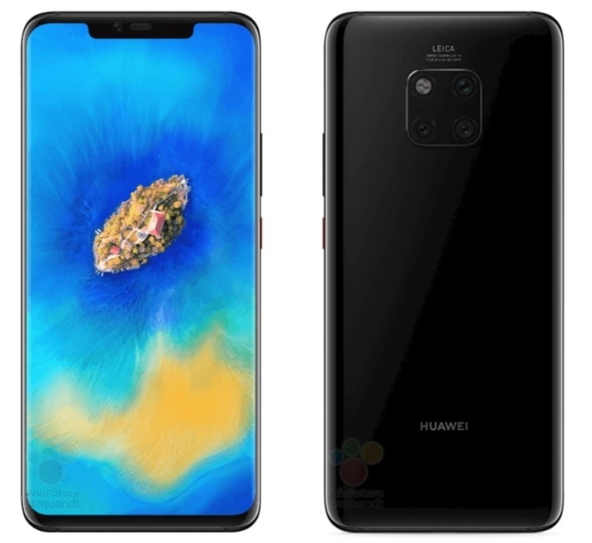 Huawei Mate 20 Pro: imágenes oficiales y características filtradas