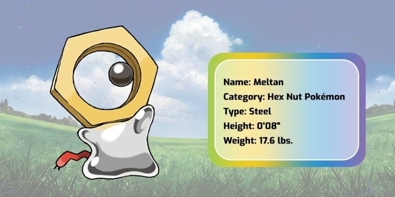 Un nuevo Pokémon llega a Pokémon GO: todo lo que debes saber sobre Meltan