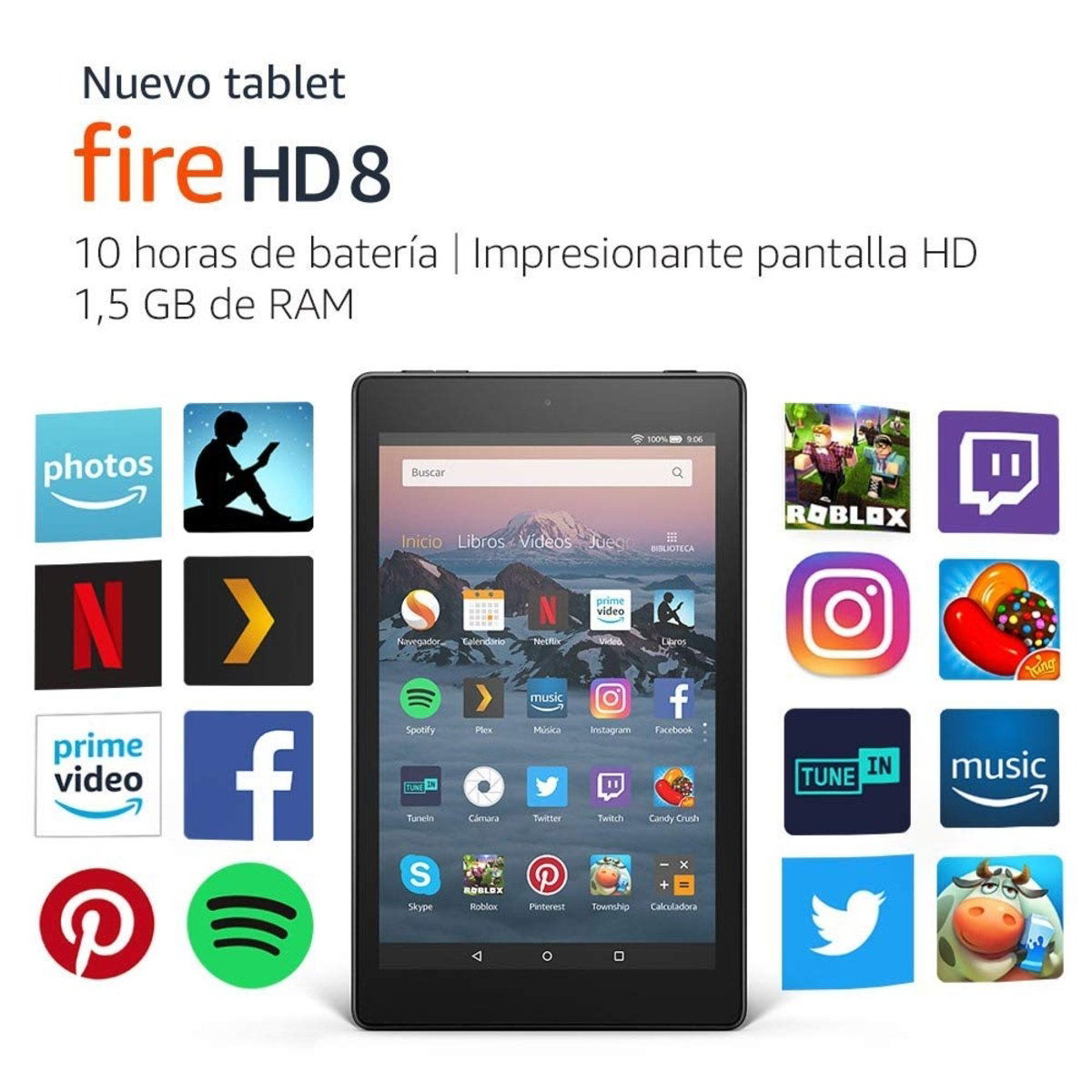 Amazon Fire HD 8 (2018): así es la renovación, aún más barata, de la tableta de Amazon