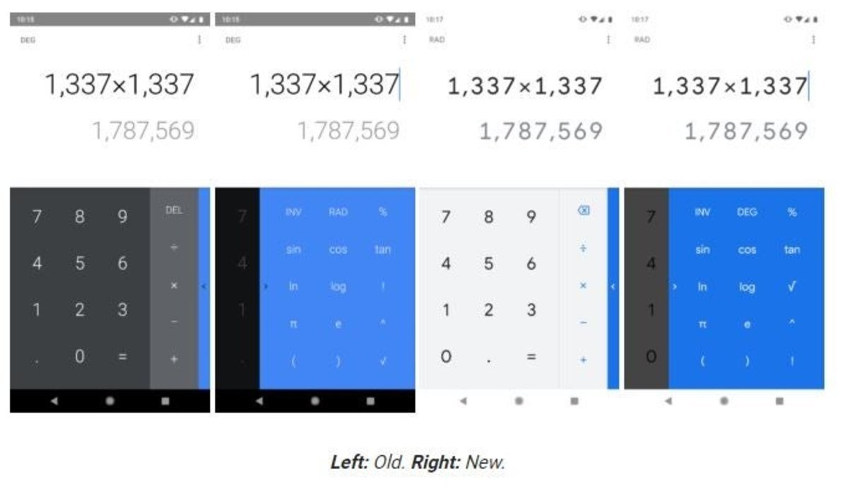 Calculadora de Google se actualiza con su nueva interfaz Material Theme