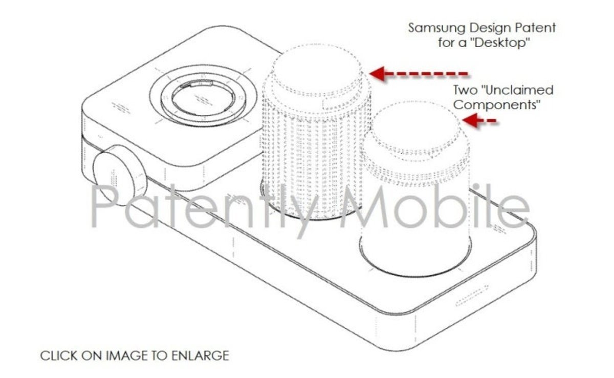 Samsung patenta un extraño dispositivo llamado 'Desktop' que nadie sabe para que sirve