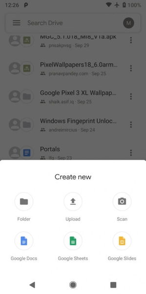 Así es el nuevo Google Drive con diseño Material Theme en Android