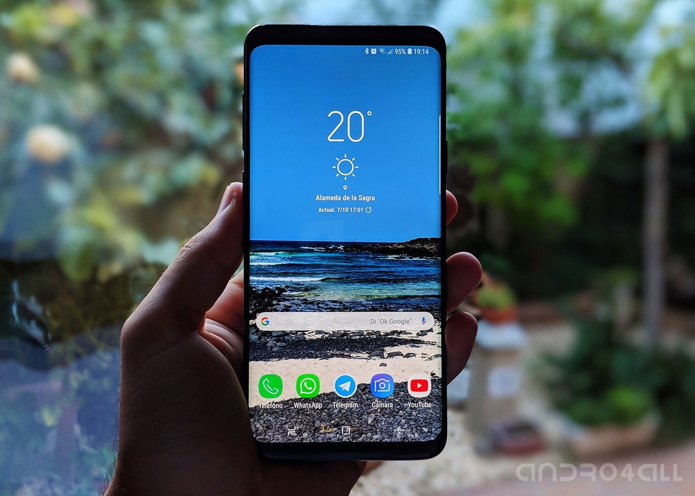 Samsung Galaxy S9 con Android 9 Pie