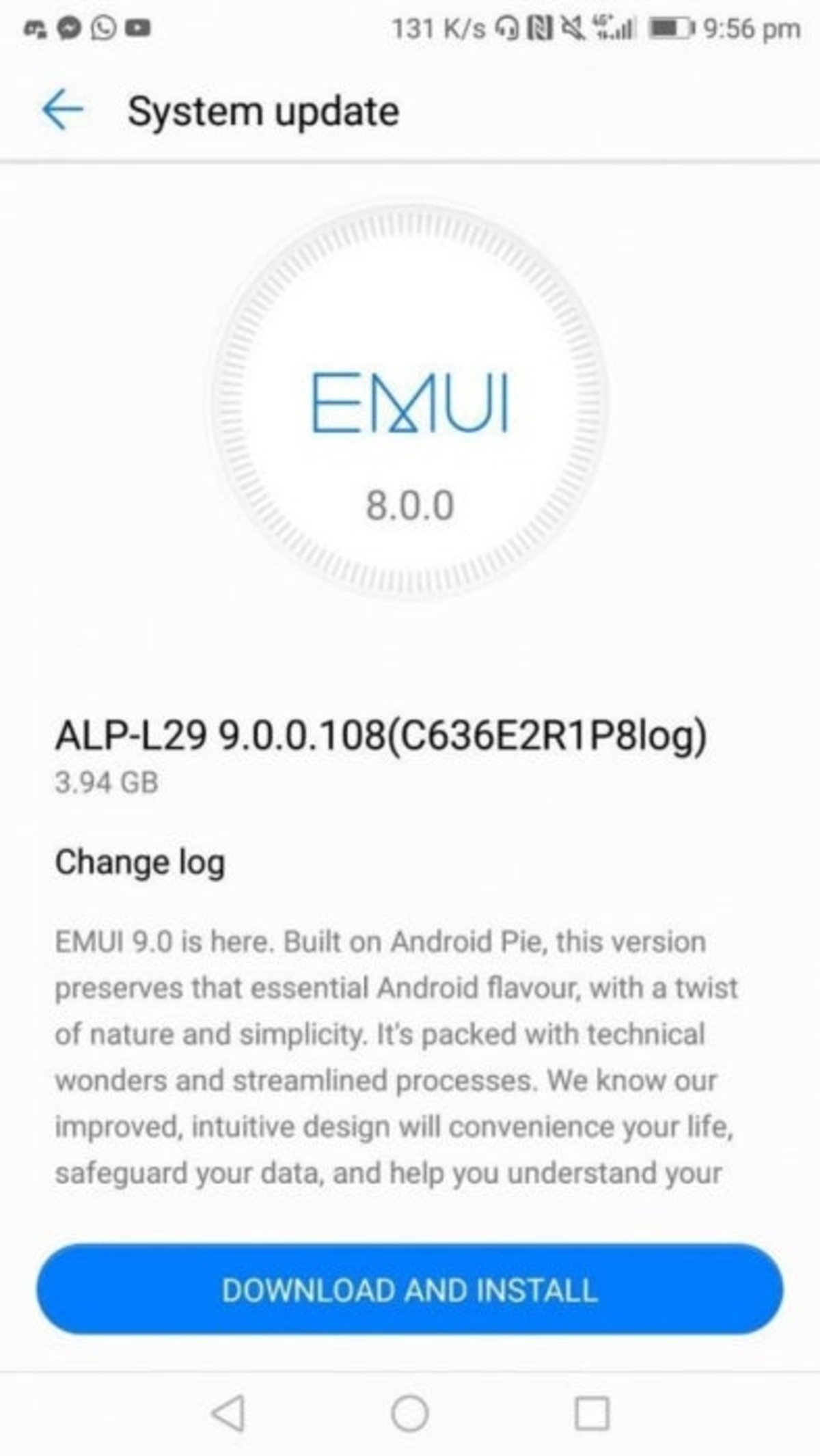 Android 9 Pie comienza a llegar al Huawei Mate 10