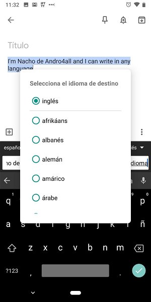 Cómo escribir en cualquier idioma en WhatsApp y otras aplicaciones