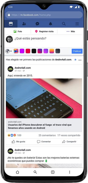 Cómo abrir y usar Facebook en el móvil sin instalar la app: ¡ahorra espacio y batería!