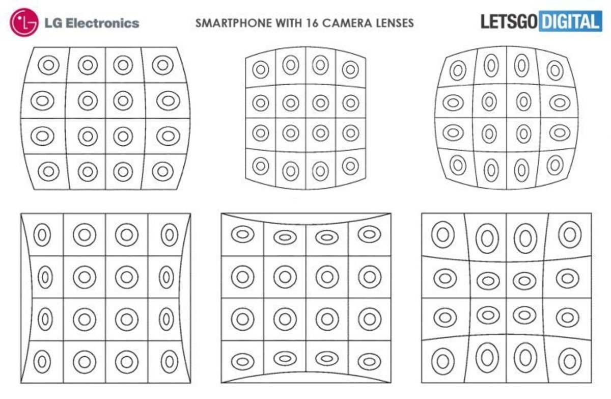 LG smartphone 16 cámaras traseras