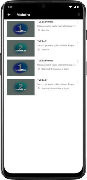 Mobdro, ¿la mejor aplicación para ver la tele en Android?