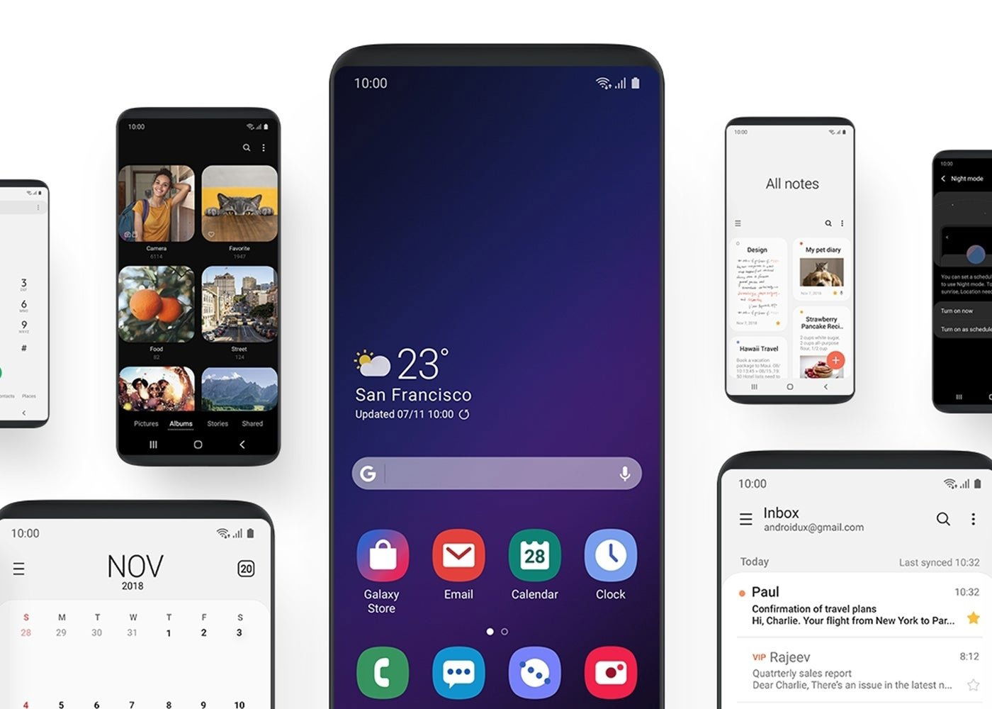 Los Samsung Galaxy S8 y Note 8 no recibirán la nueva interfaz One UI