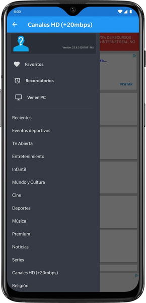 Ver TV por Cable - VerTvCable para Android - Descargar