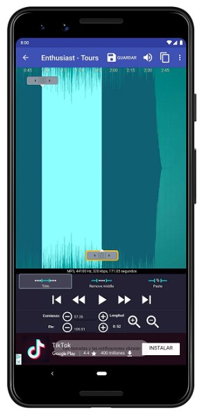 Cómo recortar una canción y ponerla de tono de llamada en tu Android
