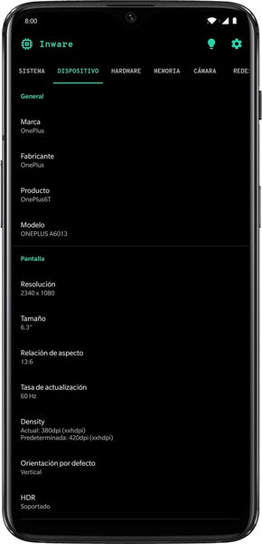 Inware, la app para conocer toda la información de tu móvil Android