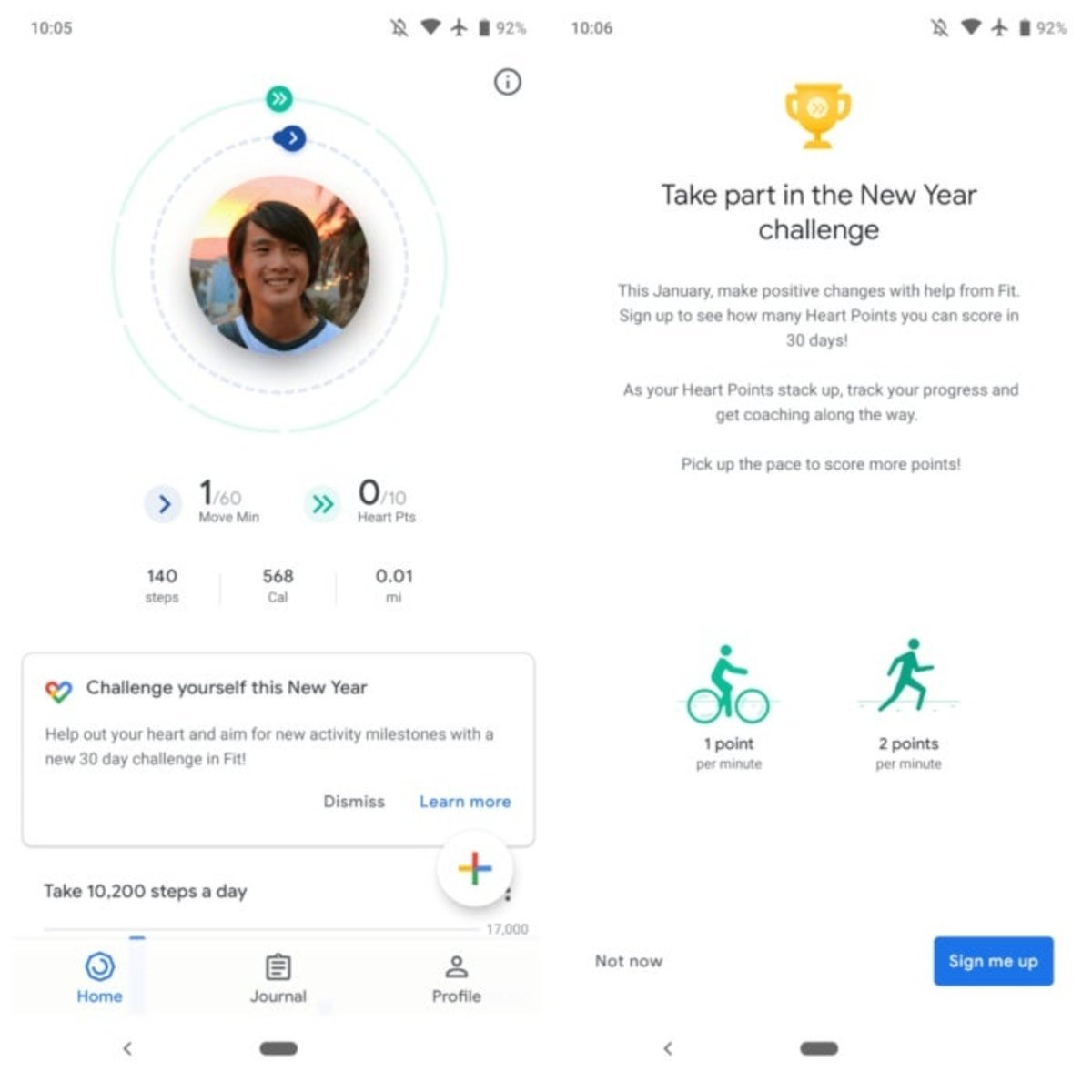 Google Fit añade los desafíos mensuales
