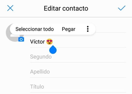 WhatsApp emoji contactos