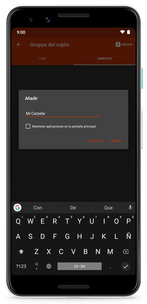 Cómo crear carpetas en Android