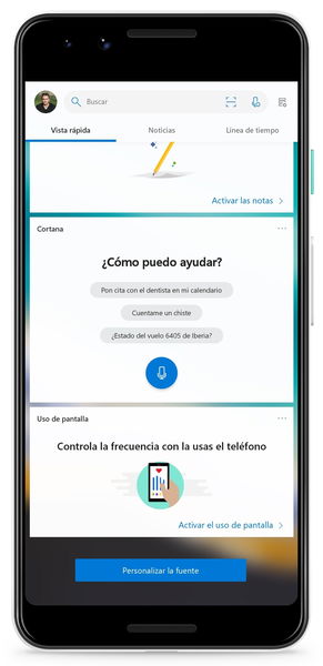 Cómo usar Cortana en español en Android