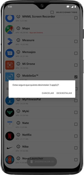 Cómo desinstalar varias aplicaciones a la vez en Android