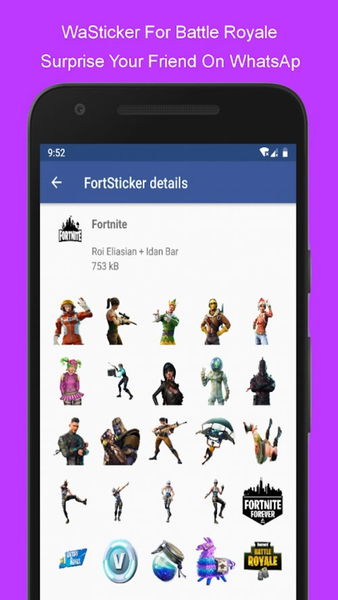 Los mejores packs de stickers de Fortnite para WhatsApp