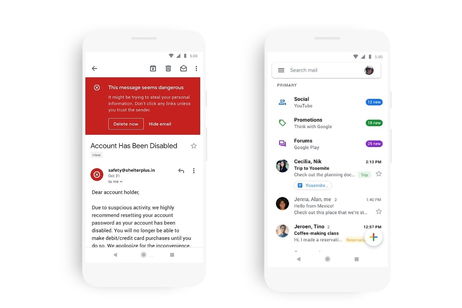 Gmail para Android estrena nuevo diseño Material Theme: estos son los cambios Gmail para Android estrena nuevo diseño Material Theme: estos son los cambios