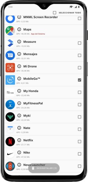 Cómo desinstalar varias aplicaciones a la vez en Android